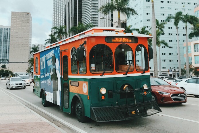 ex de transporte público em Miami